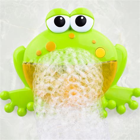 Baby Bath Toys Funny Bubble Maker Frog With Music Kid Loves Toys