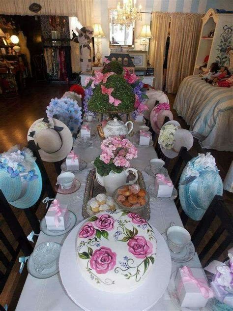 It can be as organized or as improvised as you'd like. This but with cuter hats | Spring tea party, Tea party ...