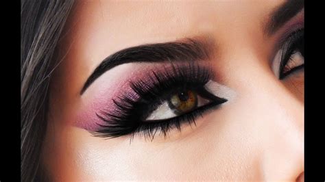 Pink An Black Smokey Eye Alyssa Edwards Inspired Makeup Tutorial