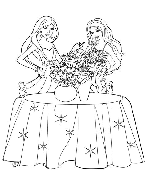 Makeup Coloring Pages Little Twin Stars Coloring Pages Beautiful Barbie