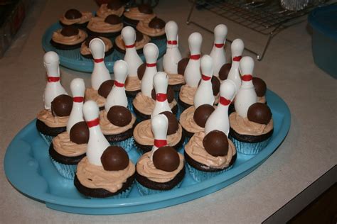 Bowling Cupcakes For My Sons 6th Birthday