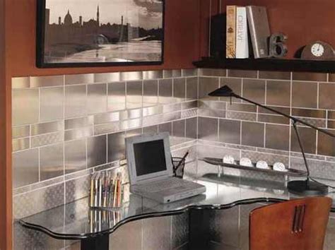 Beautify your kitchen backsplash with one of these stylish tile ideas. stainless steel backsplash home depot