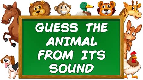 Animal Sounds Guessing Game For Kids Guess What Animal Sound It Is