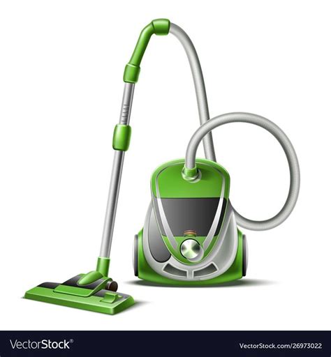 Realistic Vacuum Cleaner With Hose And Nozzle 3d Icon Household Chores