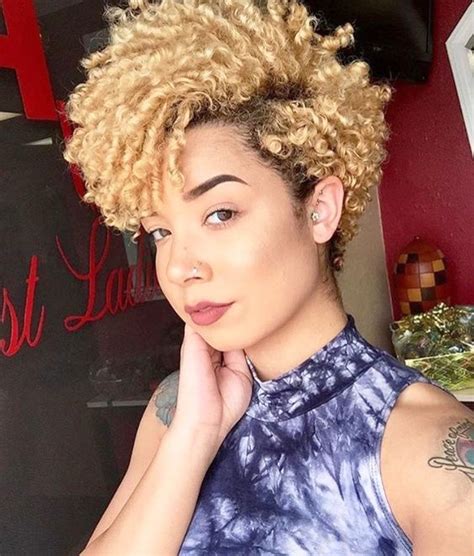 21 Short Blonde Hairstyles For Black Women New Natural Hairstyles