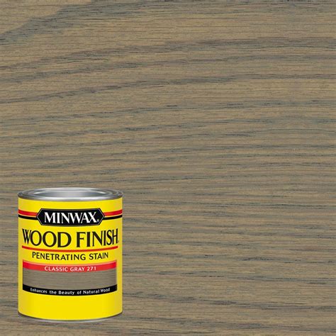 Minwax 1 Qt Wood Finish Classic Gray Oil Based Interior Stain