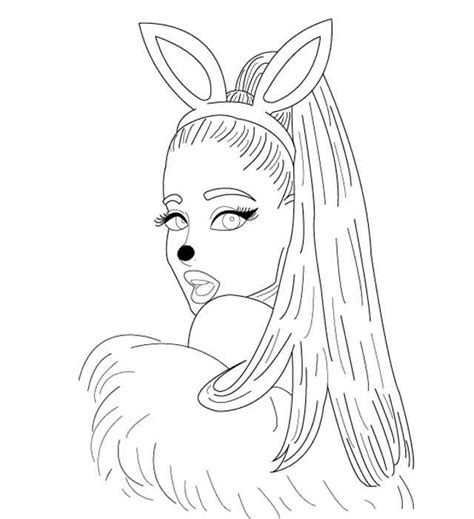 What color it will decide only for you. 10 Best Free Printable Billie Eilish Coloring Pages for Kids