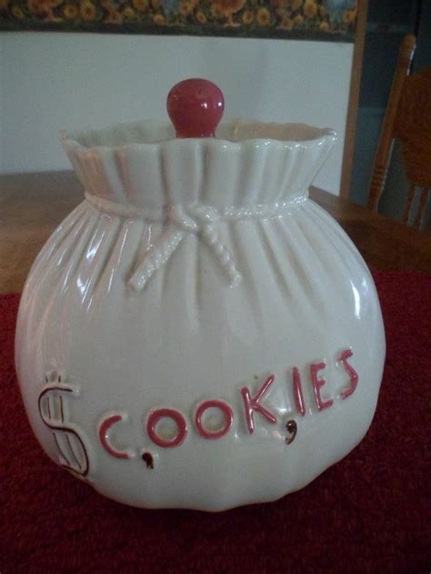 Abingdon Money Bag Cookie Jar 1947 1950s Cookie Jars Vintage