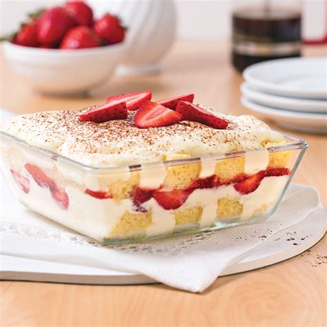 Tiramisu Aux Fraises Sans Oeufs
