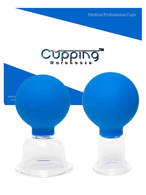Cupping Warehouse Glass 2 Larger Face And Body Professional Massage Cupping Set Clear Glass