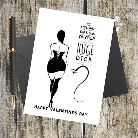 Naughty Valentines Day Card Dirty Valentines Day Cards For Etsy