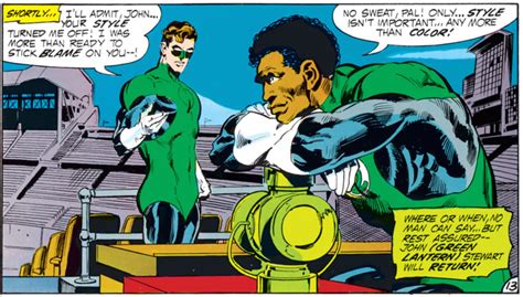 John Stewarts First Fight As A Green Lantern Comic Vine