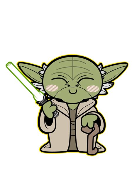 Cartoon Yoda Star Wars Png Com Fundo Transparente