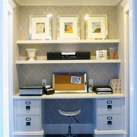 Top 40 Best Closet Office Ideas Small Work Space Designs Small