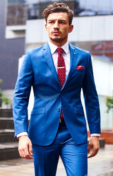 groomsmen color suit blue suit men blue and burgundy suit bright blue suit