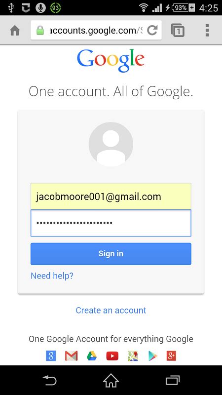 Logn In ~ Creat A Gmail Account