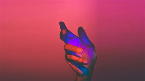 1366x768 Neon Hand 1366x768 Resolution Wallpaper Hd Artist 4k Wallpapers Images Photos And