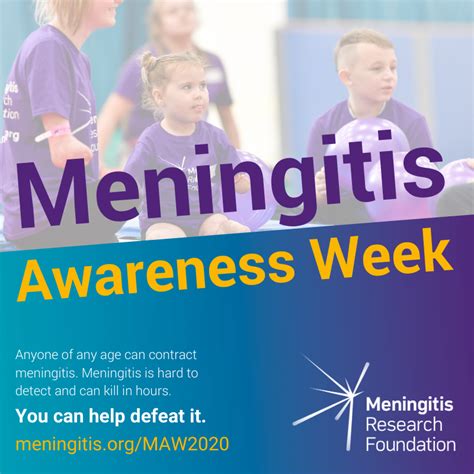 Meningitis Awareness Week 2020 Meningitis Research Foundation