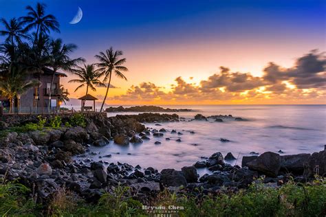 North Shore Sunset Photograph By Bryson Chen