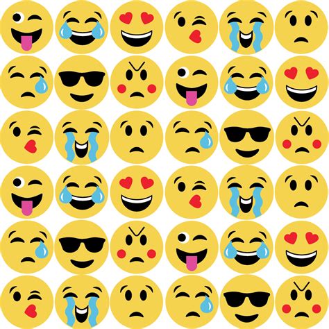 36 Emoji Fabric Wall Decals Emoji Stickers