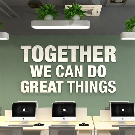 Together 3d Office Wall Decor