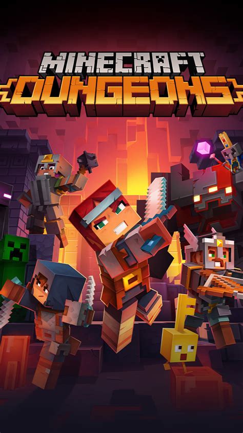 Minecraft dungeons wallpaper in games wallpaper collection, images, photos and background gallery. 1080x1920 Minecraft Dungeons Poster Iphone 7, 6s, 6 Plus ...