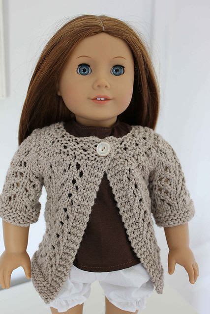 February Doll Sweater Doll Clothes American Girl Knitting Dolls