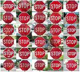 Pictures of Stop Sign 6 Sides