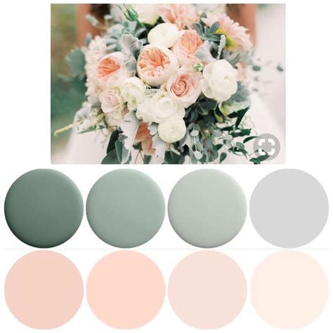 Sage Grey Blush Wedding Colors Weddingcolors Weddingcolorpalette