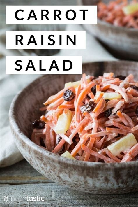 Here is great healthy snack that everyone will love. 5 Minute Carrot Raisin Pineapple Salad! in 2020 | Healthy ...