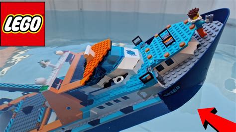 New Lego Boat Sinking Full 4k Arctic Exploration Boat Youtube