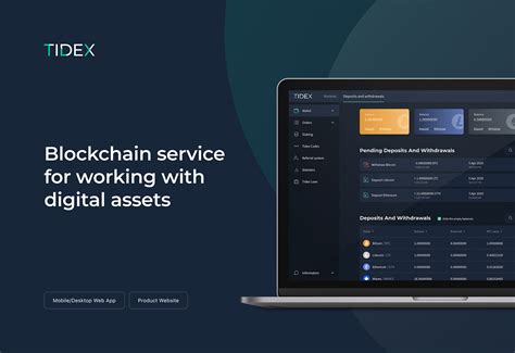 They also plan to offer even more coins in the future. TIDEX - Cryptocurrency Trading Platform on Behance
