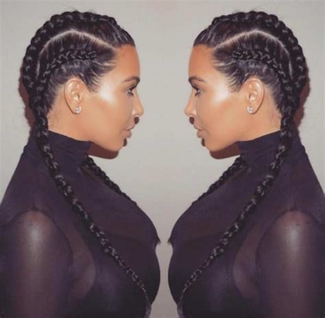 We have it in wine colour, gold,black and colour 2. Jumbo Cornrow Braids Are A Thing - Check Out 12 Women Rocking Out To This Traditional Style ...