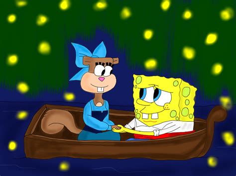Spongebob And Sandy Kiss The Girl By Stephgomz04 On