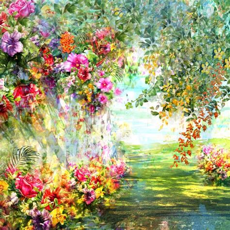 Premium Photo Abstract Flowers Watercolor Painting Spring