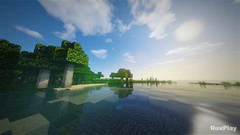 A background image with an aspect ratio of 16:9 and minimum resolution of 1280 by 720 pixels. Awesome cinematic Minecraft wallpapers - Rux.YT
