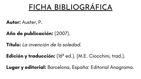 Champion Verteiler Auf Keinen Fall Datos De Una Ficha Bibliografica