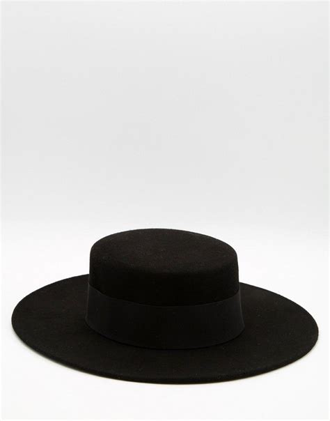 Catarzi Flat Top Wide Brim Hat At In 2022 Wide Brim Hat