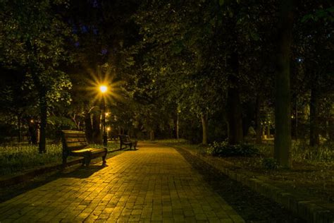 Park Bench At Night Images Browse 14236 Stock Photos Vectors And