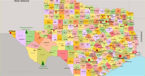 Large Map Of Texas Time Zone Map