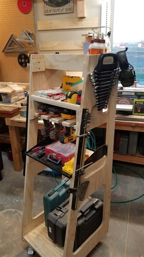 Tool Cart Inspired By Adam Savage Built In French Cleats So Tool