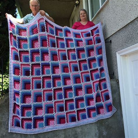 Gracye S Mitered Afghan Crochet Afgans Granny Square Crochet