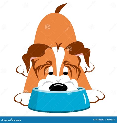 Dog Bowl Cartoon