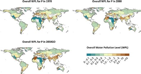 Overall Water Pollution Levels Wpls Of Major World Rivers In The Download Scientific Diagram