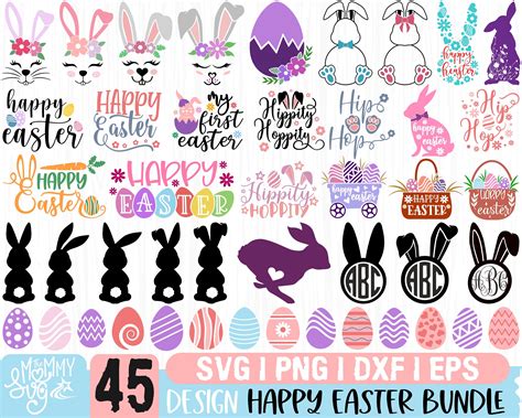 Happy Easter Svg Bunny Ears Svg Kids Easter Shirt Easter T Idea