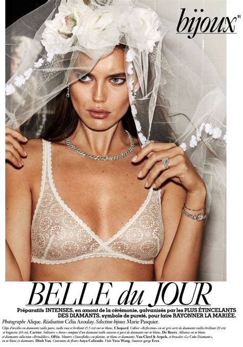 Emily Didonato Wears Bridal Jewels Flashed By Alique For Vogue Paris