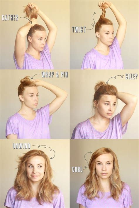 Simple Way To Curl Your Hair Without Using Heat Hair