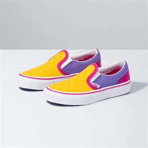 Kids Checkerboard Classic Slip On Shop Kids Shoes At Vans