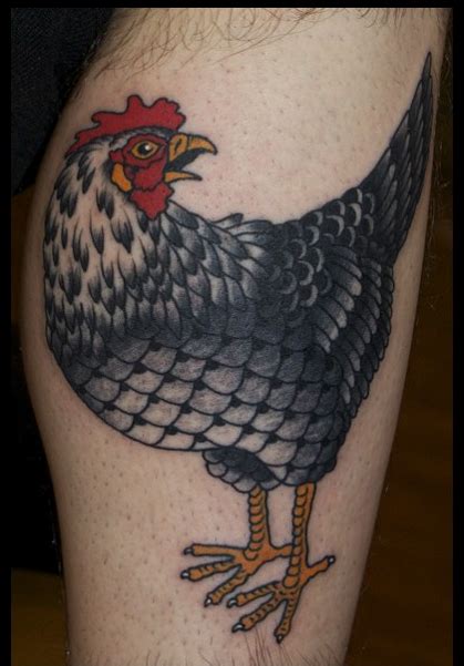 Honestly Amazed By How Much I Love This Chicken Tattoo Done By Jason