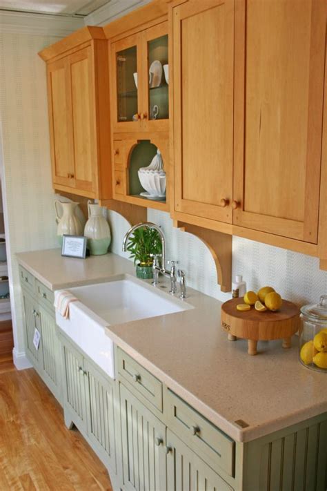 Mixing Wood And Painted Kitchen Cabinets Marshasantacruz